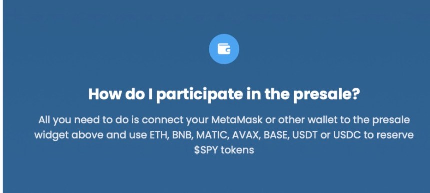 $SPY Token Presale Nears $1 Million